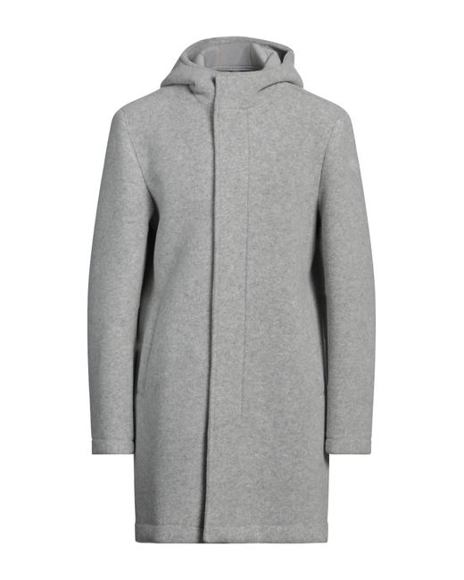 Colmar Gray Coat Polyester, Acrylic, Virgin Wool, Elastane for men