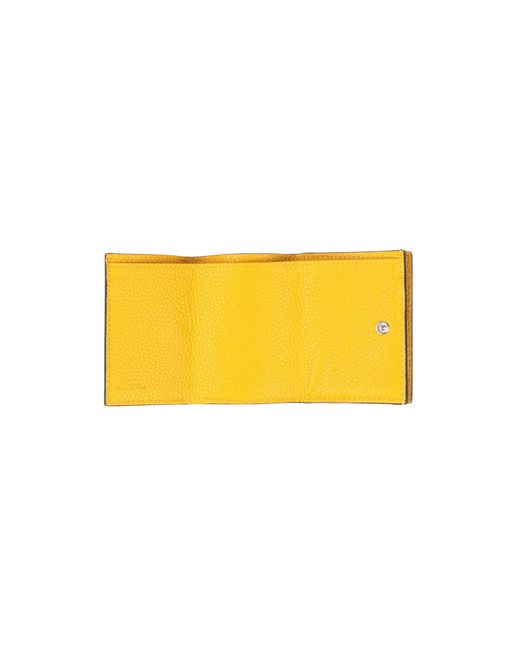 Fendi Yellow Wallet for men