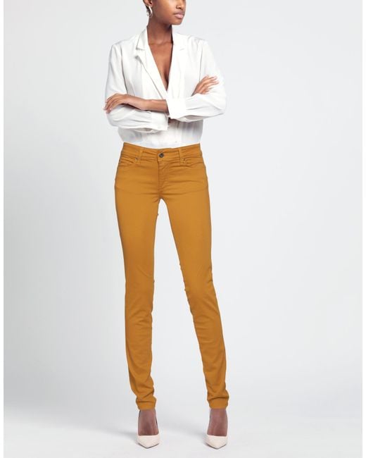 Salsa Jeans Orange Marigold Pants Cotton, Elastane