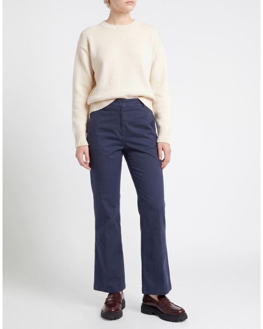 Department 5 Blue Pants Cotton, Elastane