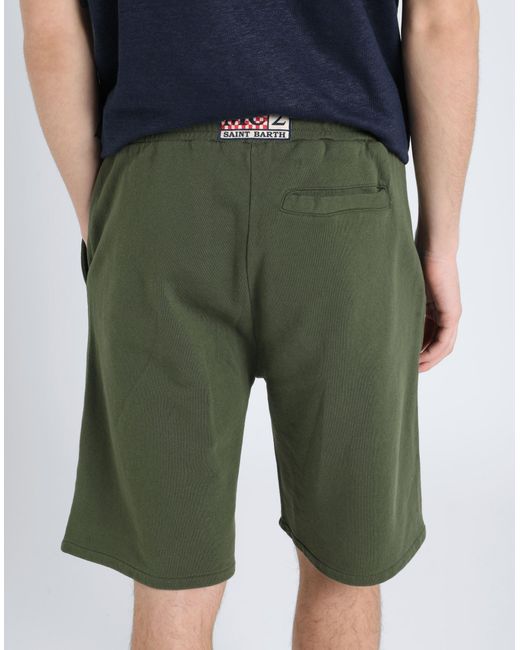 Mc2 Saint Barth Green Shorts & Bermuda Shorts for men