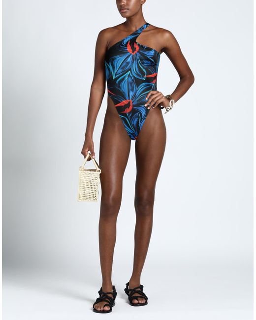 Louisa Ballou Blue One-piece Swimsuit