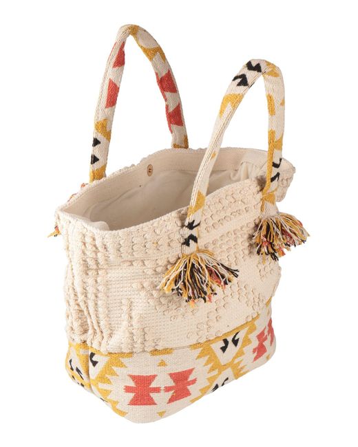 Toy G. Natural Handbag Cotton, Polyester, Metallic Fiber