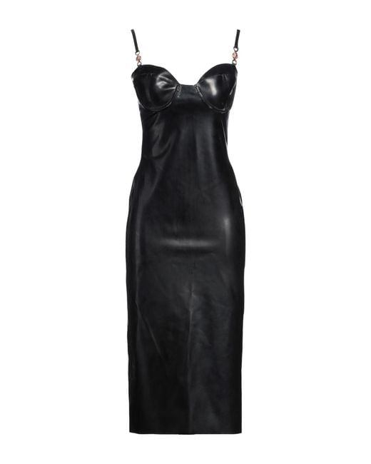 Versace Women's Black Midi Dress