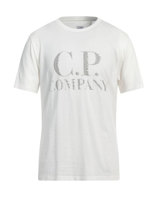 C P Company White T-shirt for men