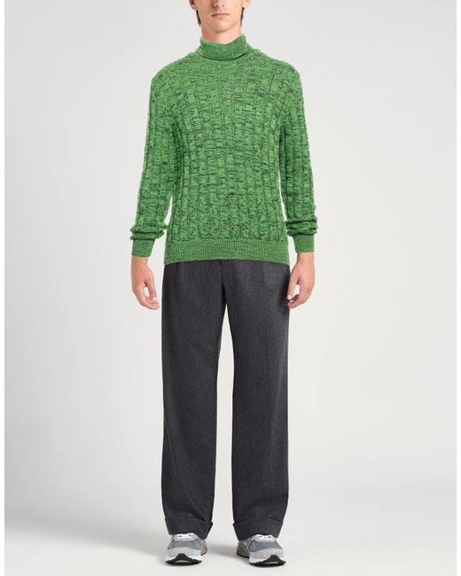 Zanone Green Turtleneck for men
