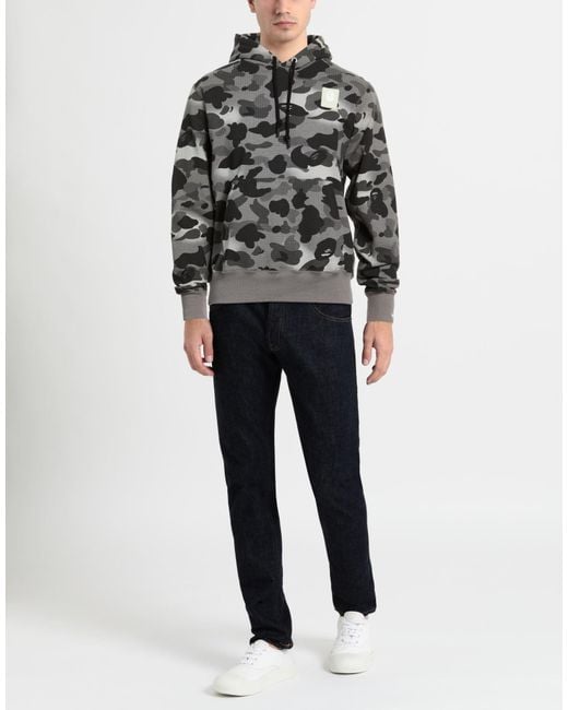 A Bathing Ape Gray Sweatshirt Cotton for men