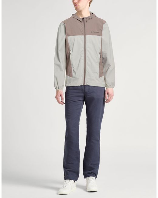 Columbia Gray Jacket Nylon, Elastane for men