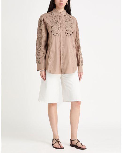 Weekend by Maxmara Natural Shirt Cotton, Polyester