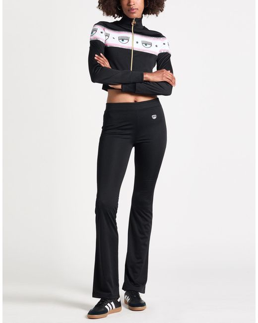 Chiara Ferragni Black Tracksuit Polyester