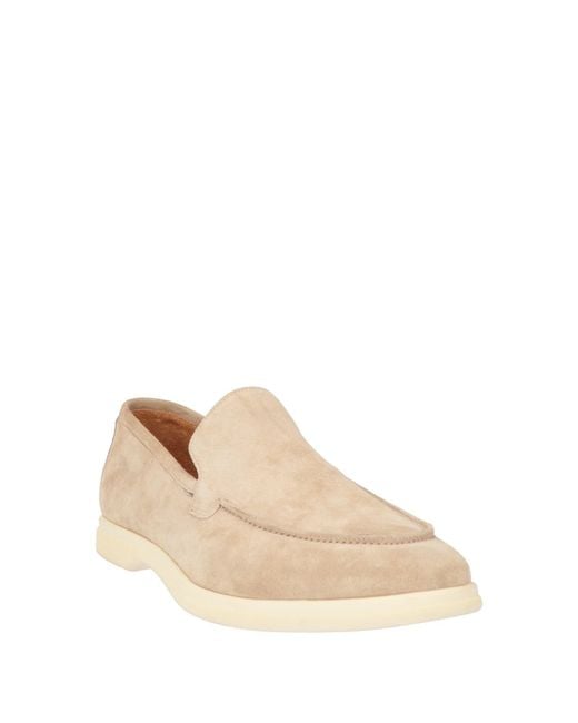 Eleventy Natural Loafers Soft Leather for men