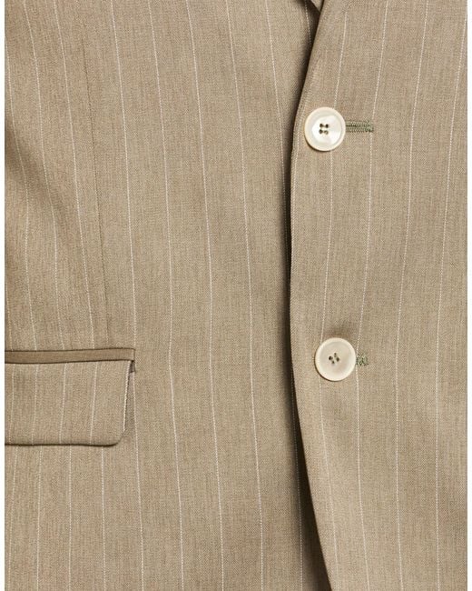 Berry & Brian Natural Suit Polyester, Elastane, Viscose for men