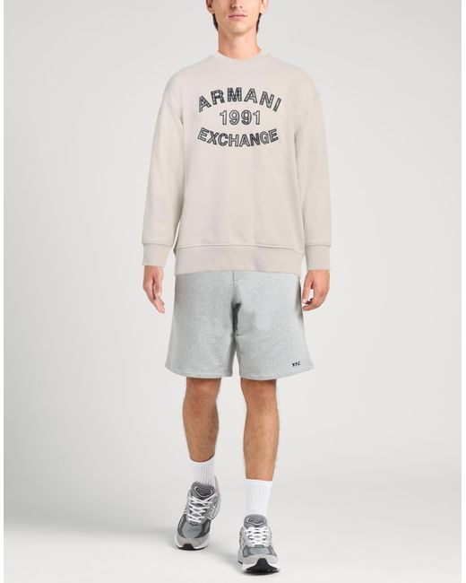 ARMANI EXCHANGE White Sweatshirt for men