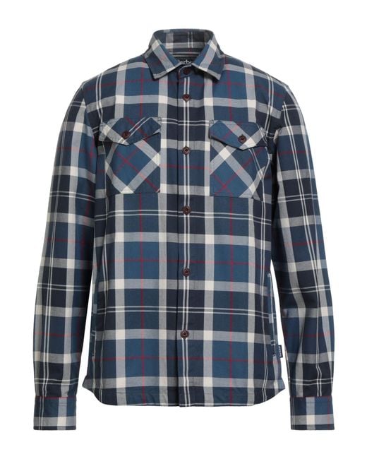 Barbour Blue Shirt Cotton for men