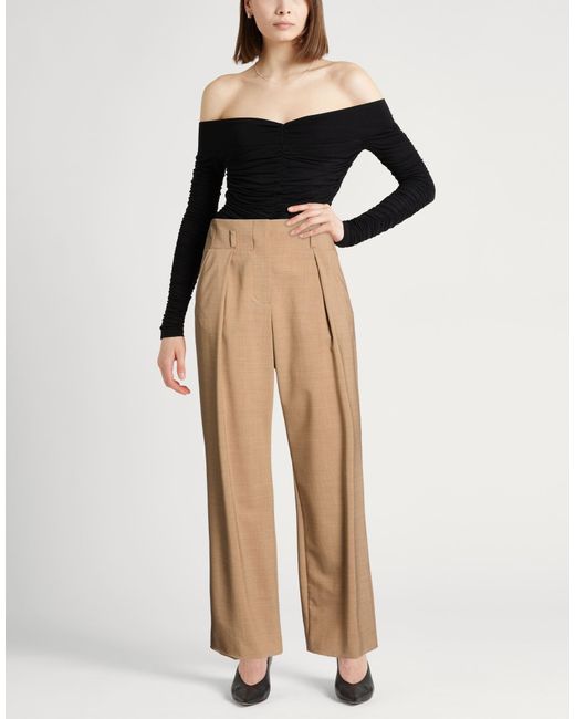 Eleventy Natural Pants Wool, Elastane