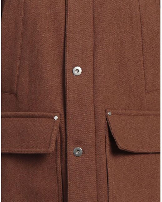 Paolo Pecora Mantel in Brown für Herren