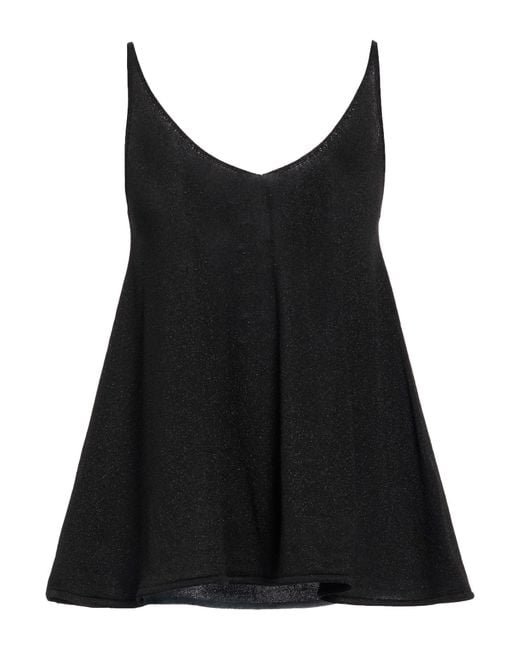 Circus Hotel Black Top Viscose, Polyamide, Metallic Fiber, Polyester