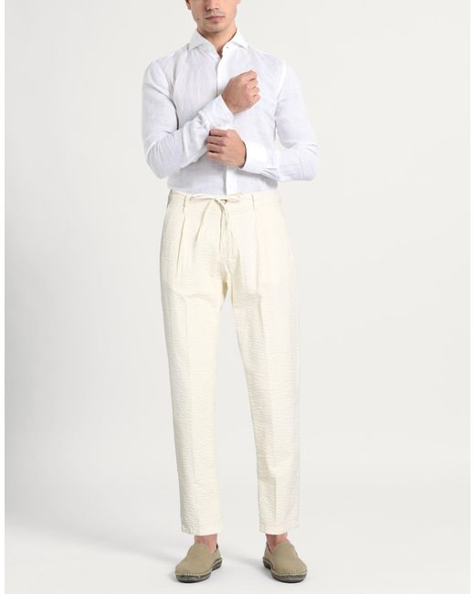Berna White Trouser for men