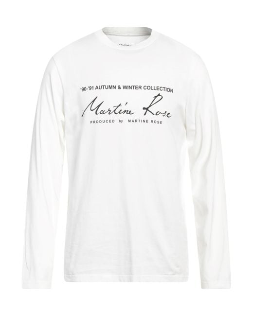 Martine Rose T-shirts in White für Herren