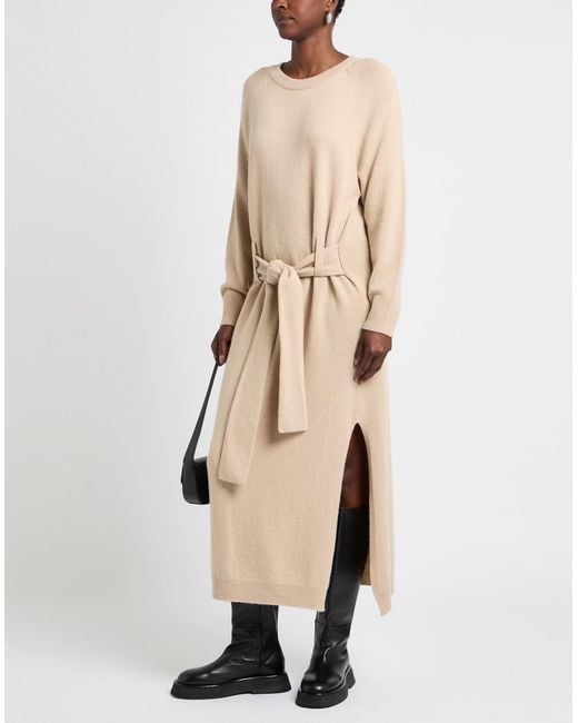 Robe Midi Alpha Studio en coloris Natural