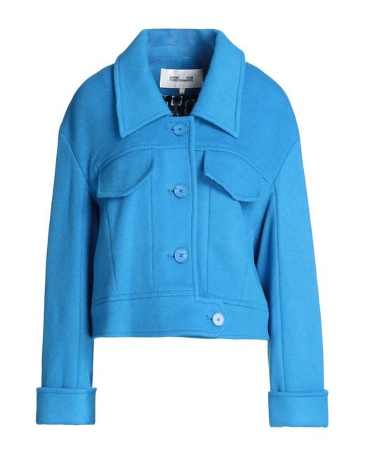 Veste et Blouson Diane von Furstenberg en coloris Blue
