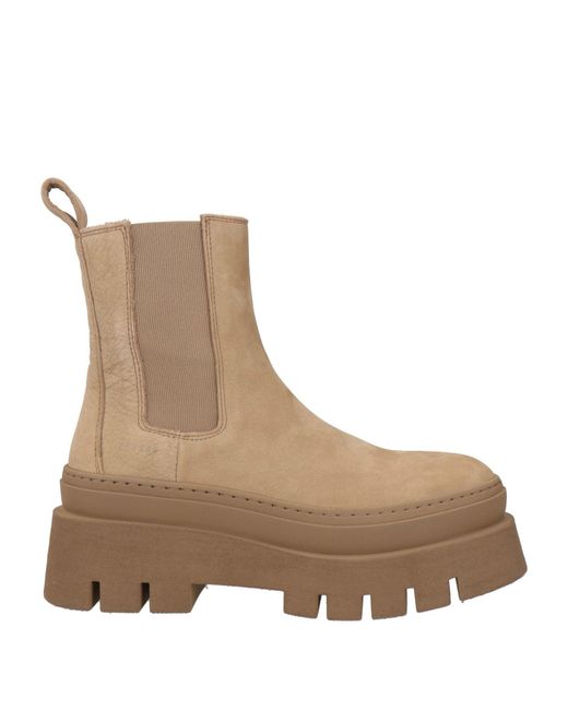 Copenhagen Shoes Brown Ankle Boots Leather