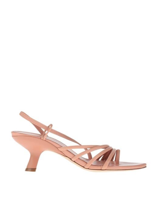 Vic Matié Pink Fuchsia Thong Sandal Leather
