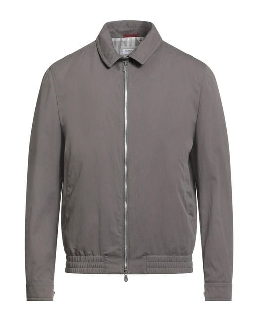 Brunello Cucinelli Gray Jacket for men