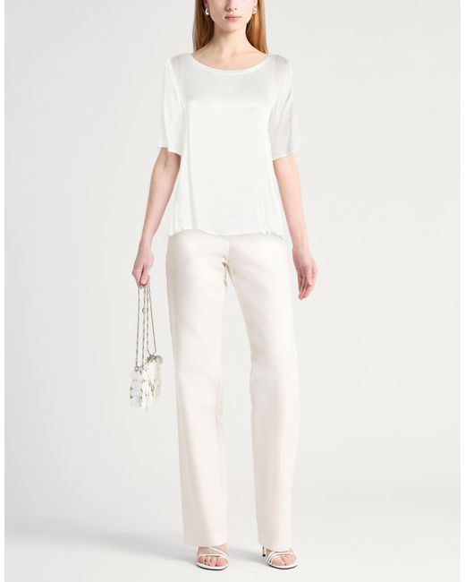 Caractere White Top Acetate, Silk