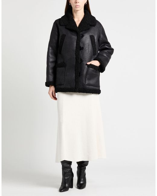 A.P.C. Black Shearling & Teddy