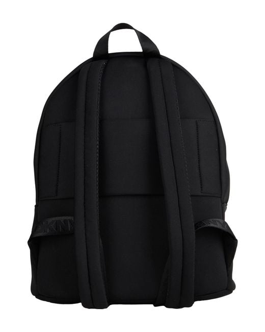 DKNY Black Backpack Polyester, Polyurethane