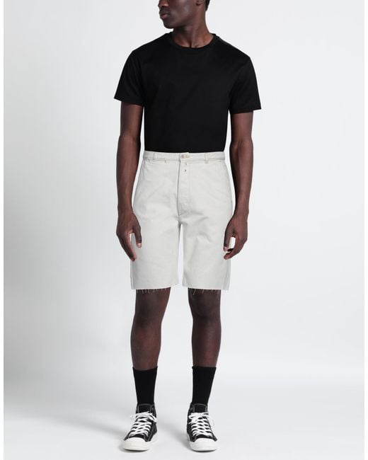 Maison Margiela Gray Denim Shorts for men