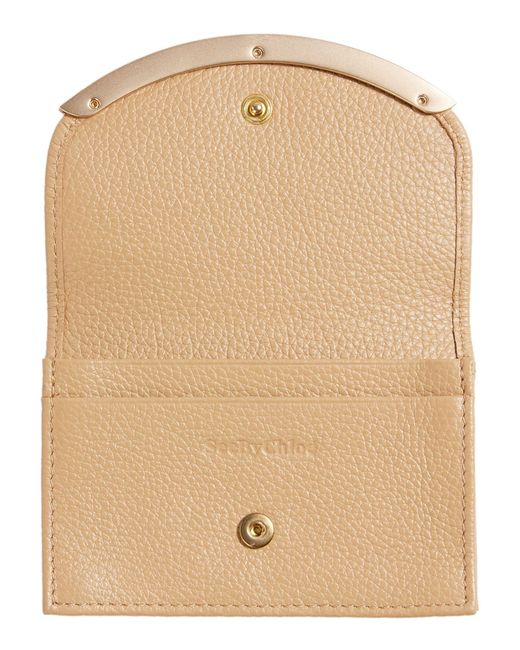 See By Chloé Natural Sand Document Holder Soft Leather