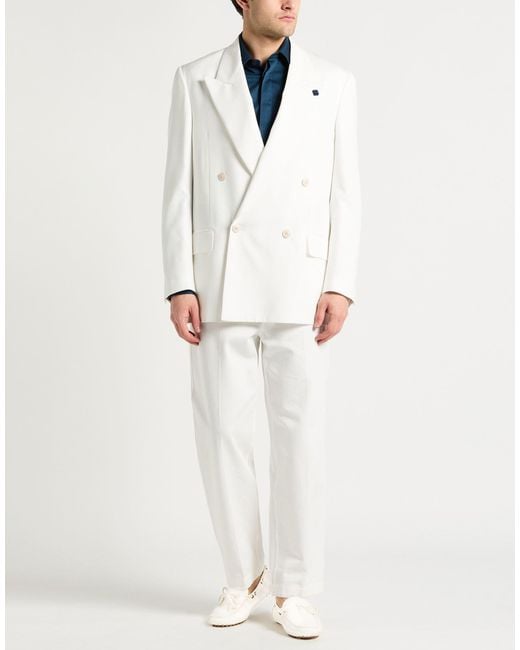 Lardini White Blazer for men