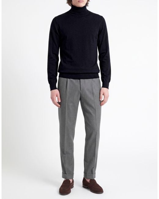 Alpha Studio Blue Turtleneck for men