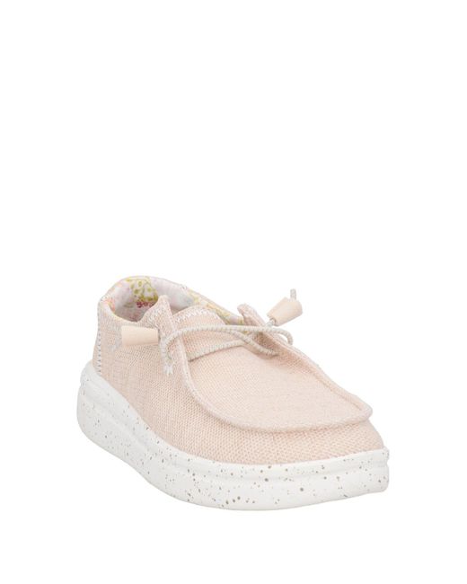 HeyDude Natural Lace-up Shoes