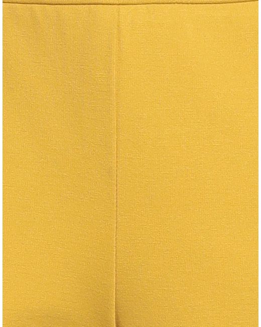 Maliparmi Yellow Pants Viscose, Nylon, Elastane