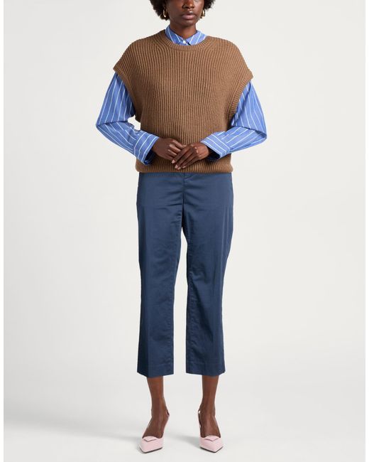 Dondup Blue Pants Cotton, Elastane