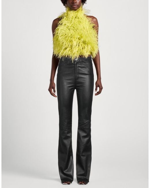 SPRWMN Gray Pants Leather