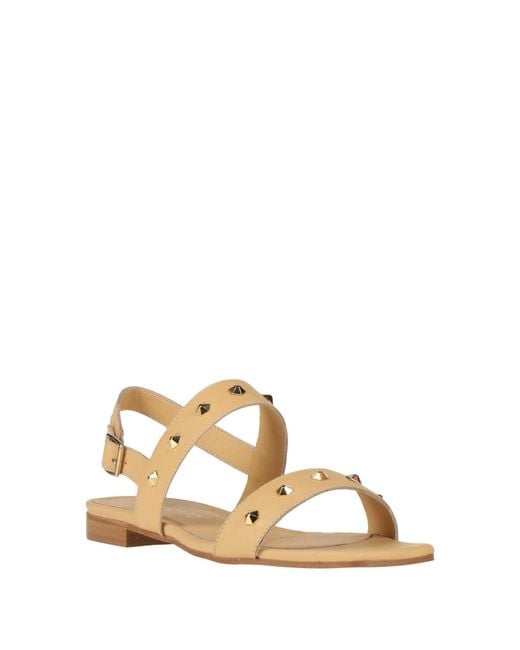 Bervicato Natural Sandals Leather