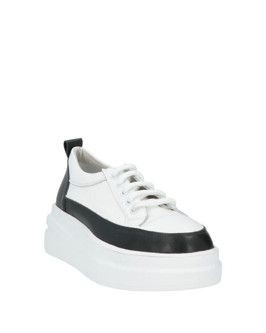 Cerruti 1881 White Sneakers Cow Leather