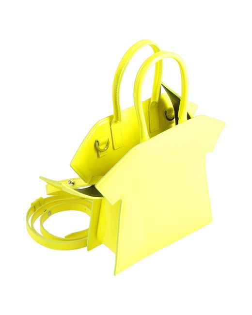 Borsa A Mano di MSGM in Yellow