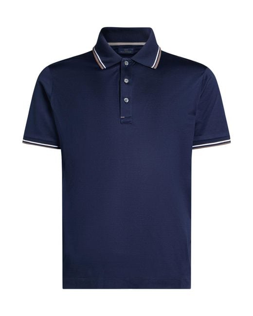 Paul & Shark Blue Polo Shirt for men