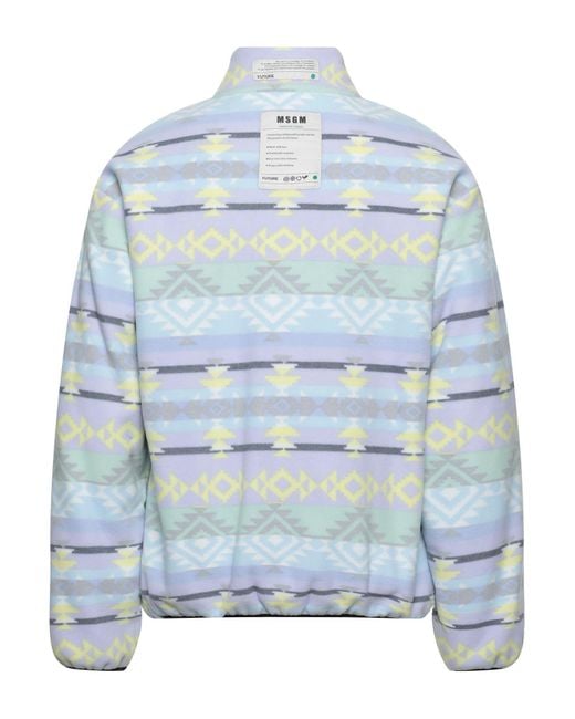 MSGM Blue Jacket for men