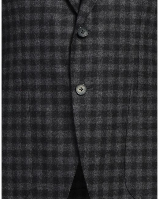 Isaia Black Blazer for men