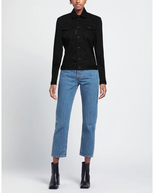 DSquared² Black Denim Outerwear