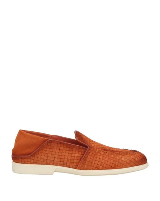 Santoni Brown Loafers for men