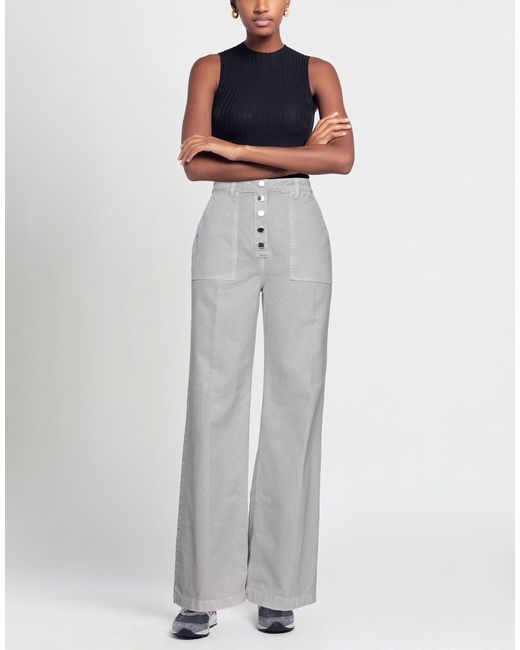 Elisabetta Franchi Gray Jeans