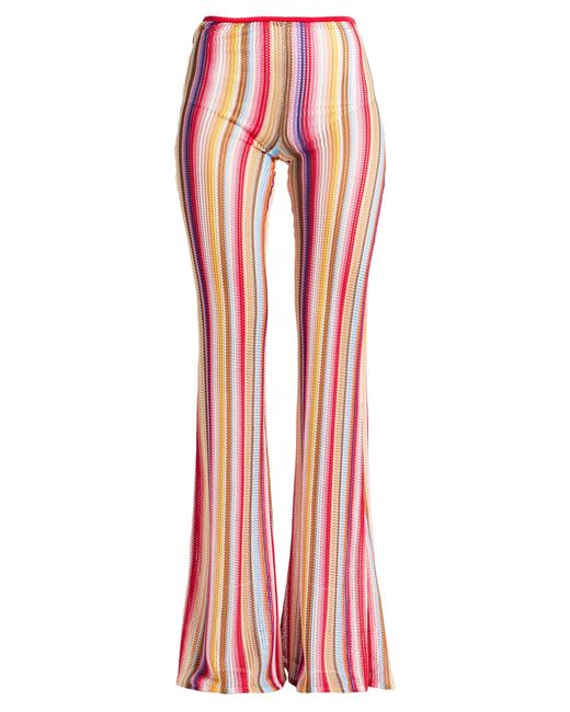 Missoni Red Pants Viscose