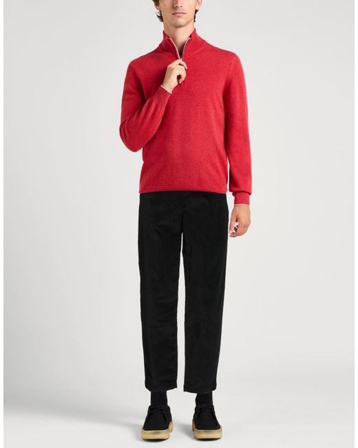 Paul Smith Black Pants Cotton, Elastane for men